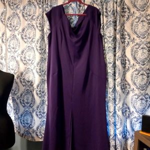 Plus size Purple dress